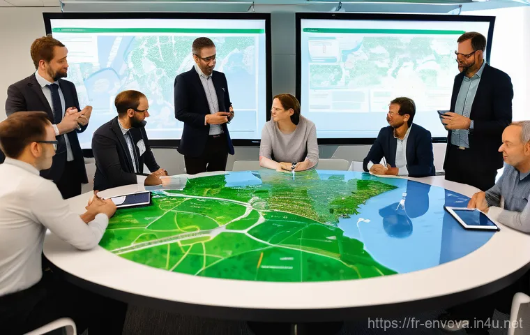 환경영향평가 프로젝트 관리의 도전 과제 - **Prompt: Collaborative Environmental Project Planning in a European Setting**
"A vibrant, colla...