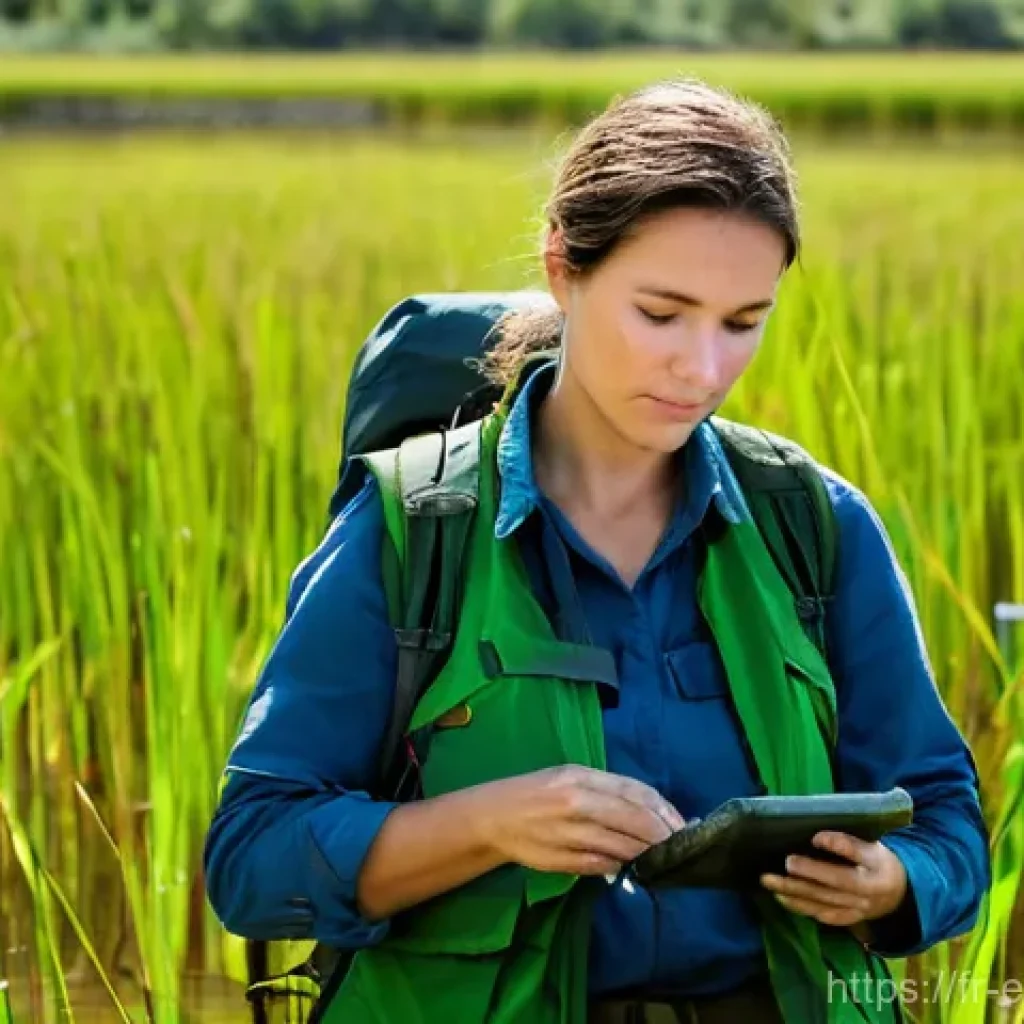 환경영향평가사 자격증의 활용 사례 - **Prompt 1: Field Assessment in a French Wetland**
"A highly detailed, realistic photograph of a...